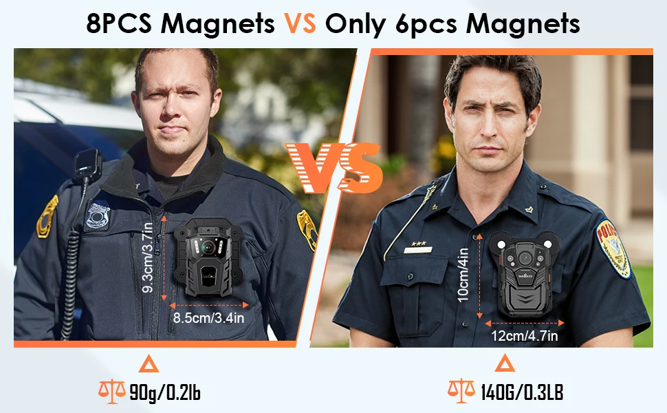 Магнитный зажим BOBLOV для камеры портативные черные силиконовые зажимы