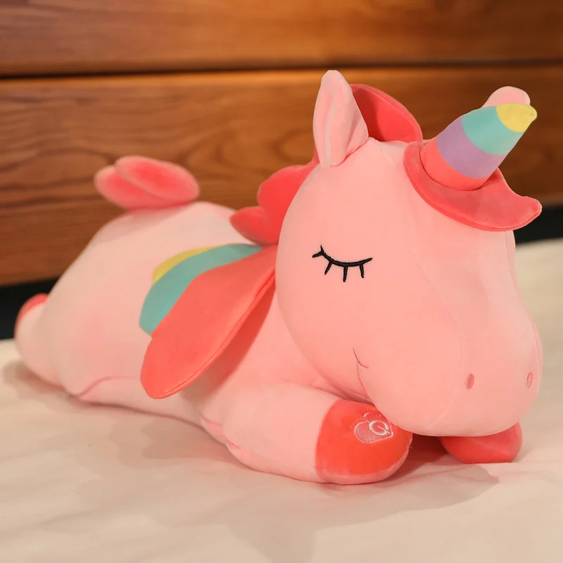 Электрическая массажная подушка с единорогом плюшевая игрушка