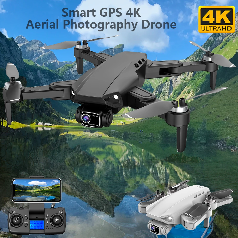 

2023 New GPS RC Quadcopter Drone Helicopter 4K Profesional Dual HD Cameras 5G WIFI FPV RC Distance 1200M Brushless Motor Drones