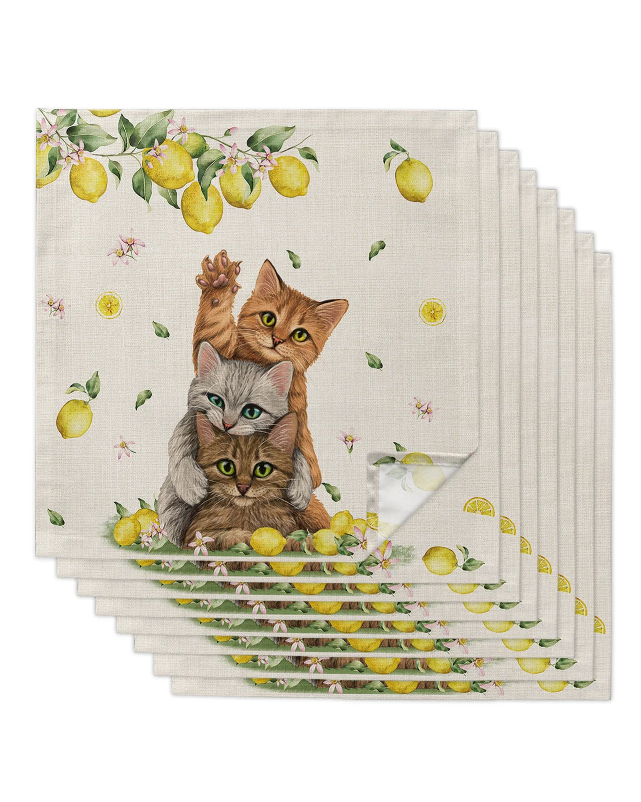 

Летние фрукты, лимонное искусственное праздничное банкетное свадебное украшение, чайное полотенце, кухонные Столовые Салфетки