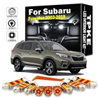 TPKE для Subaru Forester 2003-2017 2018 2019 Canbus без ошибок, светодиодный внутренний комплект для чтения карты, купольсветильник, Автомобильный светодиодный фонарь