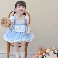 cekcya baby girls spanish princess dresses children turkish lolita ball gown infant rabbit embroidery boutique birthday dress