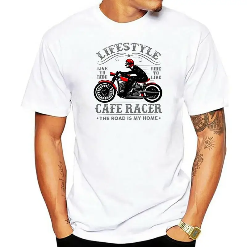 Lifestyle Biker T-Shirt Cafe Racer Motorrad Kurz?rmelig Baseball