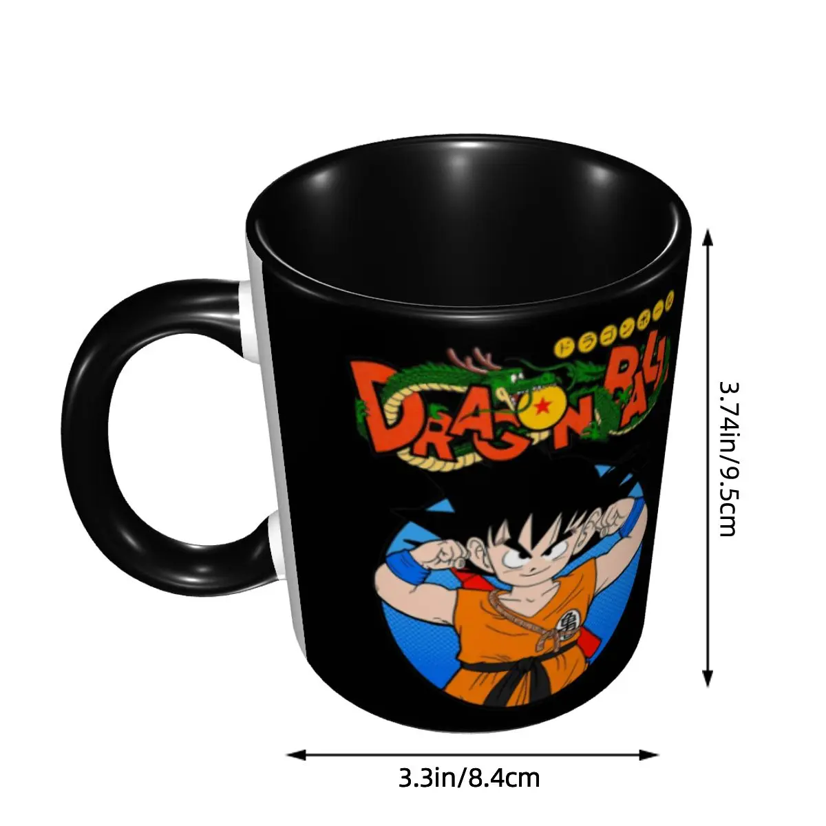 Фото Милая кружка с Акирой Ториямой из Dragon Ball для детей: отличный подарок для девочек и мальчиков, кофейная чашка №3