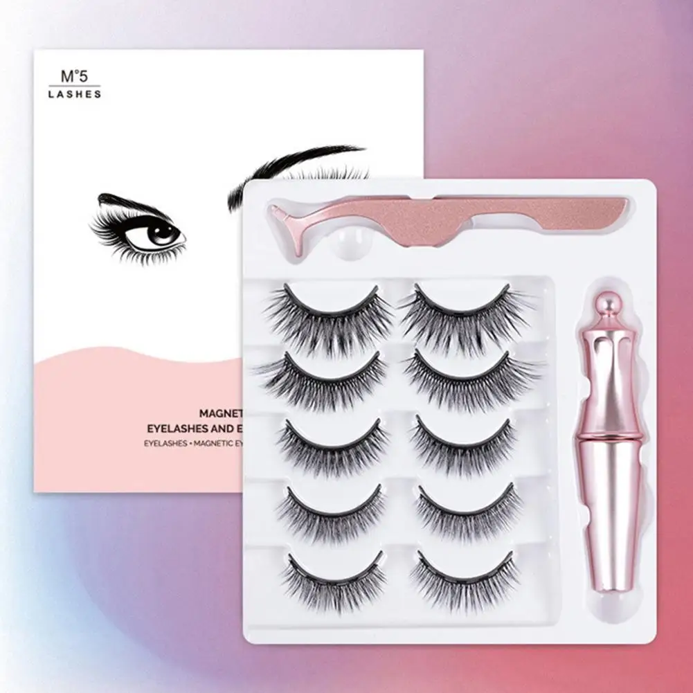 

Convenient 1 Set Exquisite Professional Makeup Individual Cluster Eyelashes Long Faux Eyelash Extension for Lady