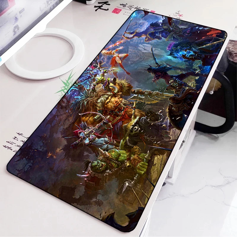 

Large Mouse Pad Gaming Desk Accessories World of Warcraft Mousepad Gamer Deskmat Keyboard Mat Mats Anime Mause Pc Pads Carpet