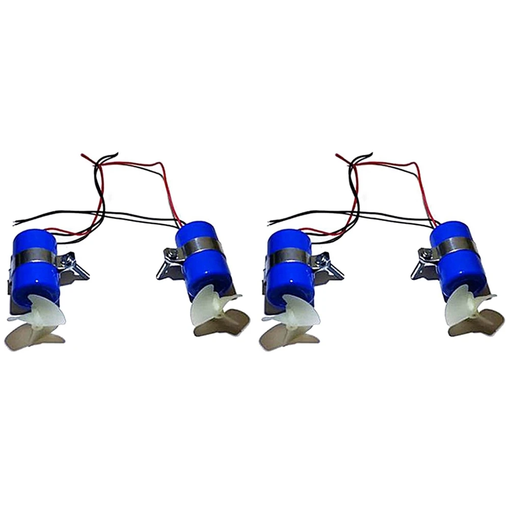 

2 пары RC Jet Boat und erwater Motor Thruster 7,4 В 16800 об/мин CW CCW 3-лопастные пропеллеры для DIY Mini ROV Robot RC Bait