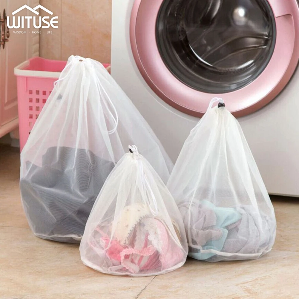

20pcs 3 Size Washing Laundry bag Clothing Care Foldable Protection Filter Underwear Bra Socks Machine Clothes Underwear Washing