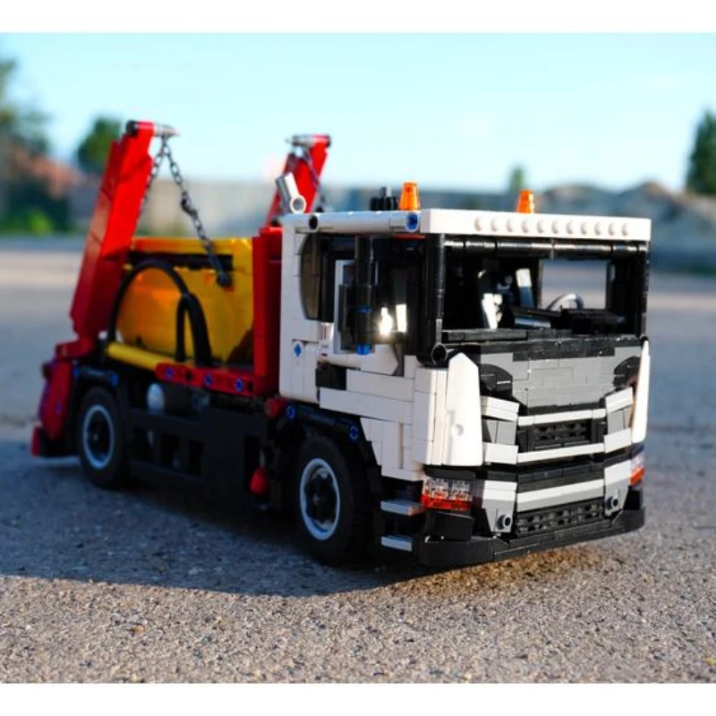 

New MOC Technology Building Blocks Scania Tipper Car Assembly Toy Truck Model Decoration Children's Education Gift