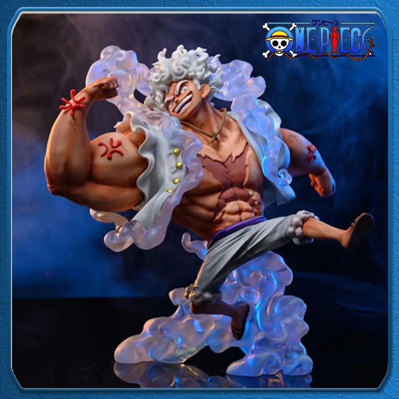 

Anime One Piece Luffy Figure Gear 5 Hercules Nika Luffy Sun God 18cm PVC Action Figures Statue Figurine Model Doll Toy Kids Gift