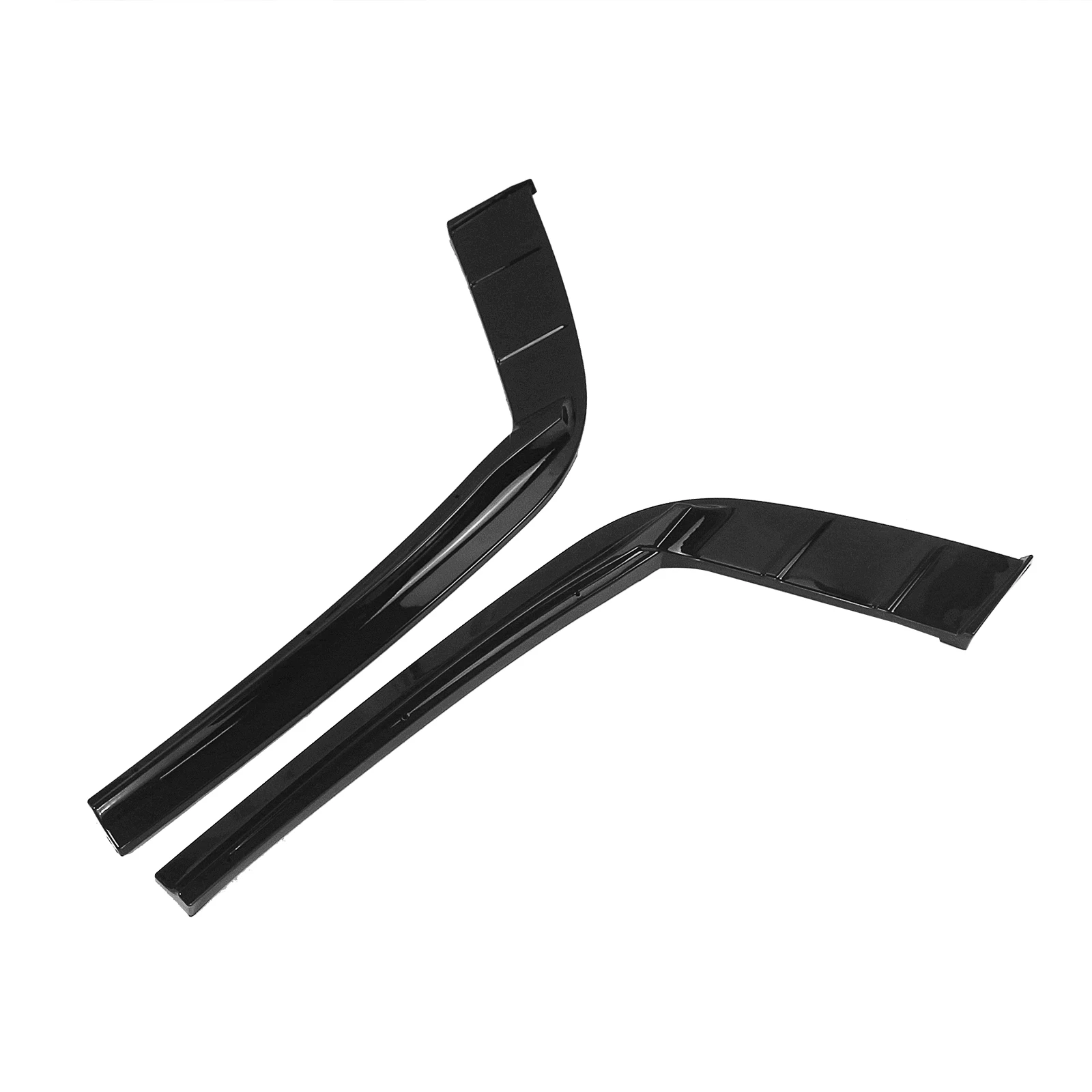 Глянцевый черный задний бампер диффузор спойлер выхлопной кронштейн сплиттер со