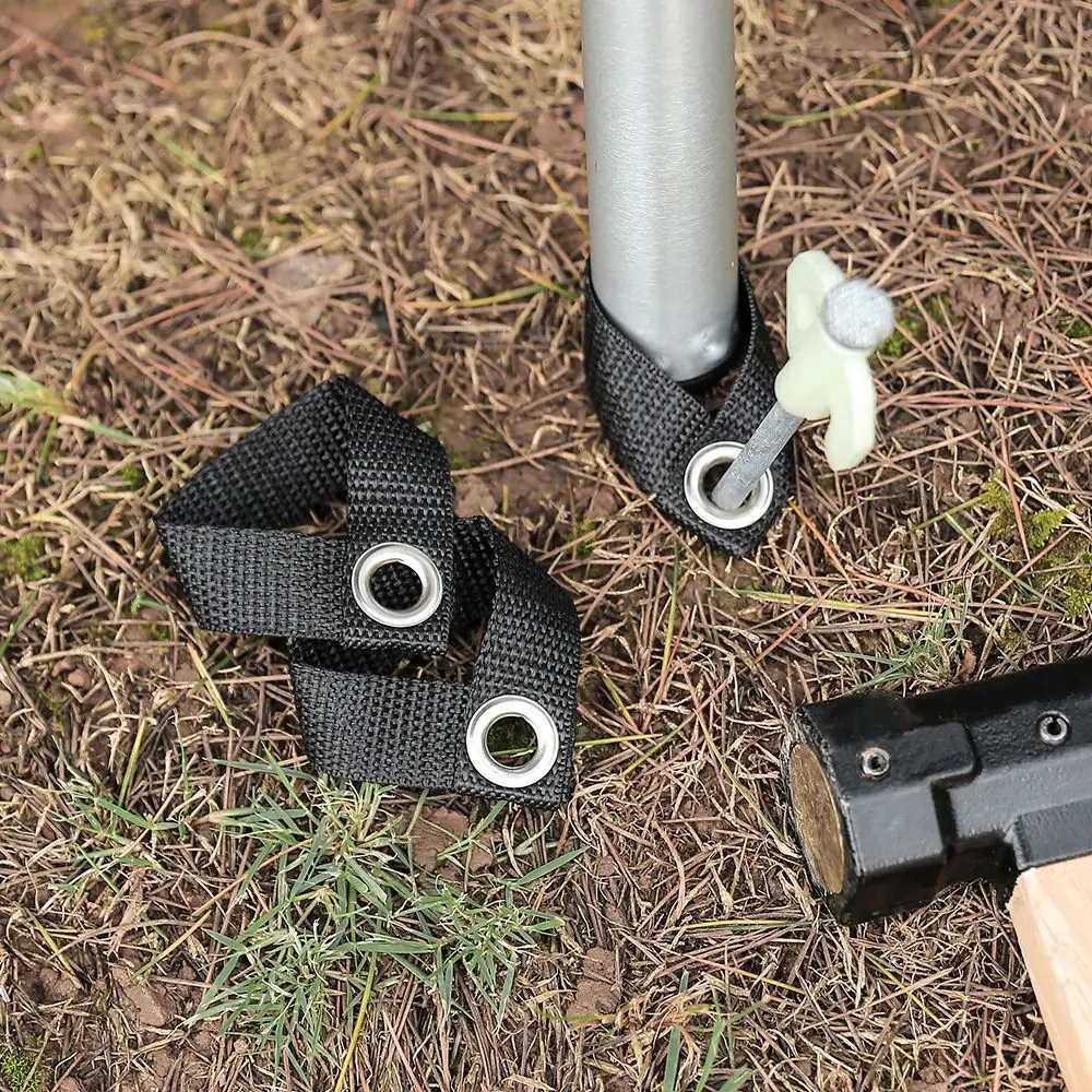 

Outdoor Canopy Pole Fixing Buckle Camping Fishing Jackstay Holder Tent Awning Accessories