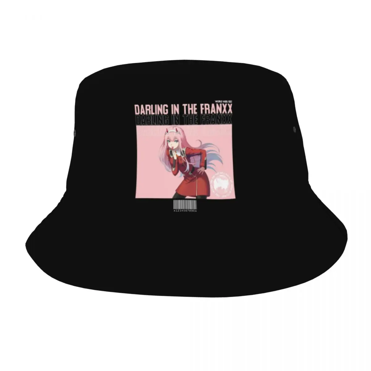 

Zero Two Bucket Hats Hip Hop Beach Sun Hat for Women Men Manga 002 Outdoor Fishing Fisherman Cap Teen Boonie Hat