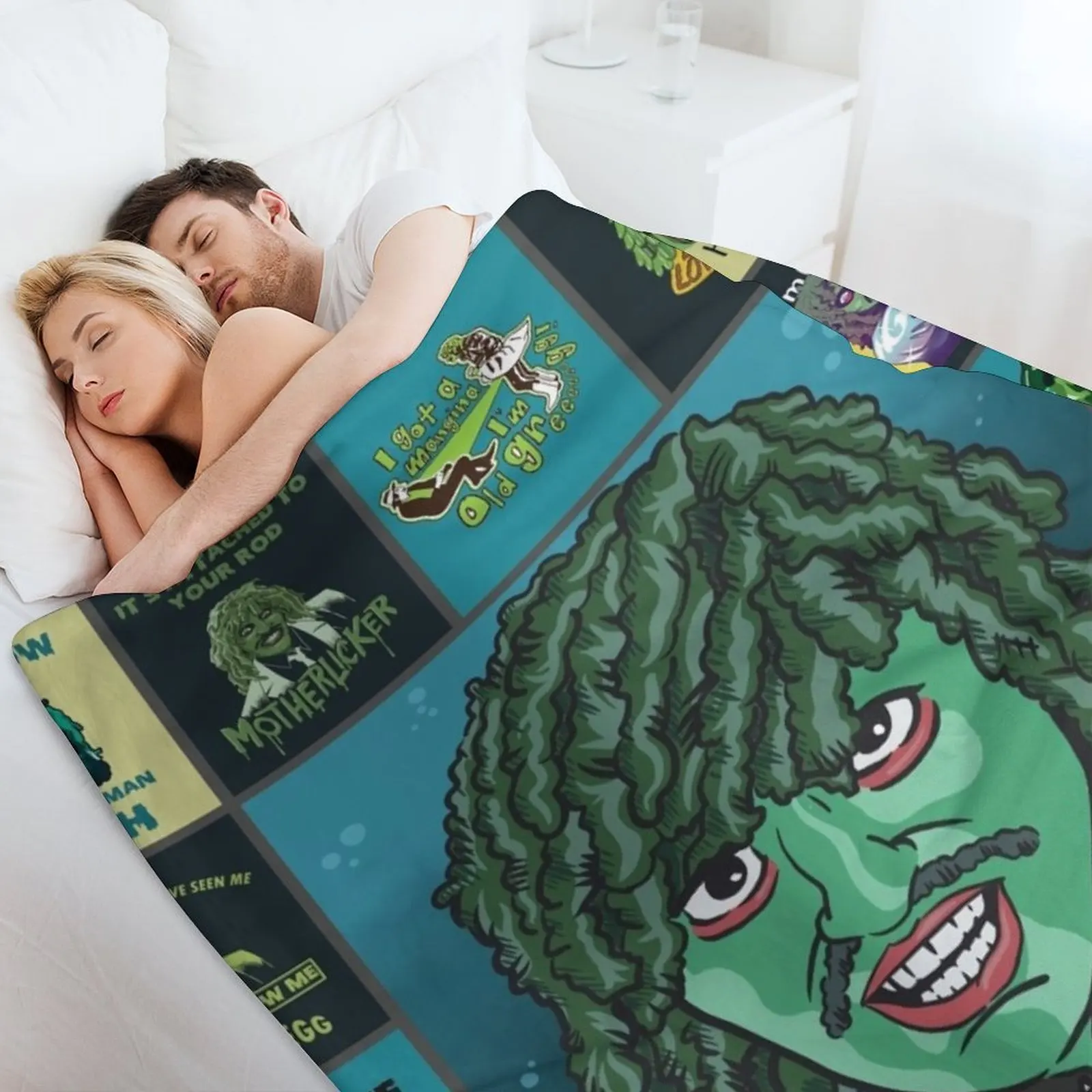 Фото Плед M Old Gregg Quilt Ver.0217, мягкое теплое одеяло, подарок для дедушки и бабушки №4