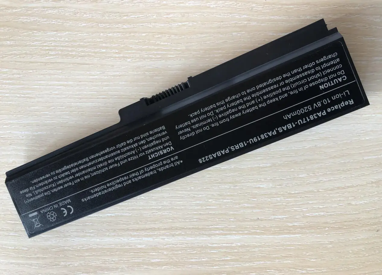 Фото Pa3817u 1brs Аккумулятор для ноутбука TOSHIBA Satellite L650 L650D L655 L655D L670 L670D L675D L730 L770 PA3817U-1BRS Бесплатная доставка №3