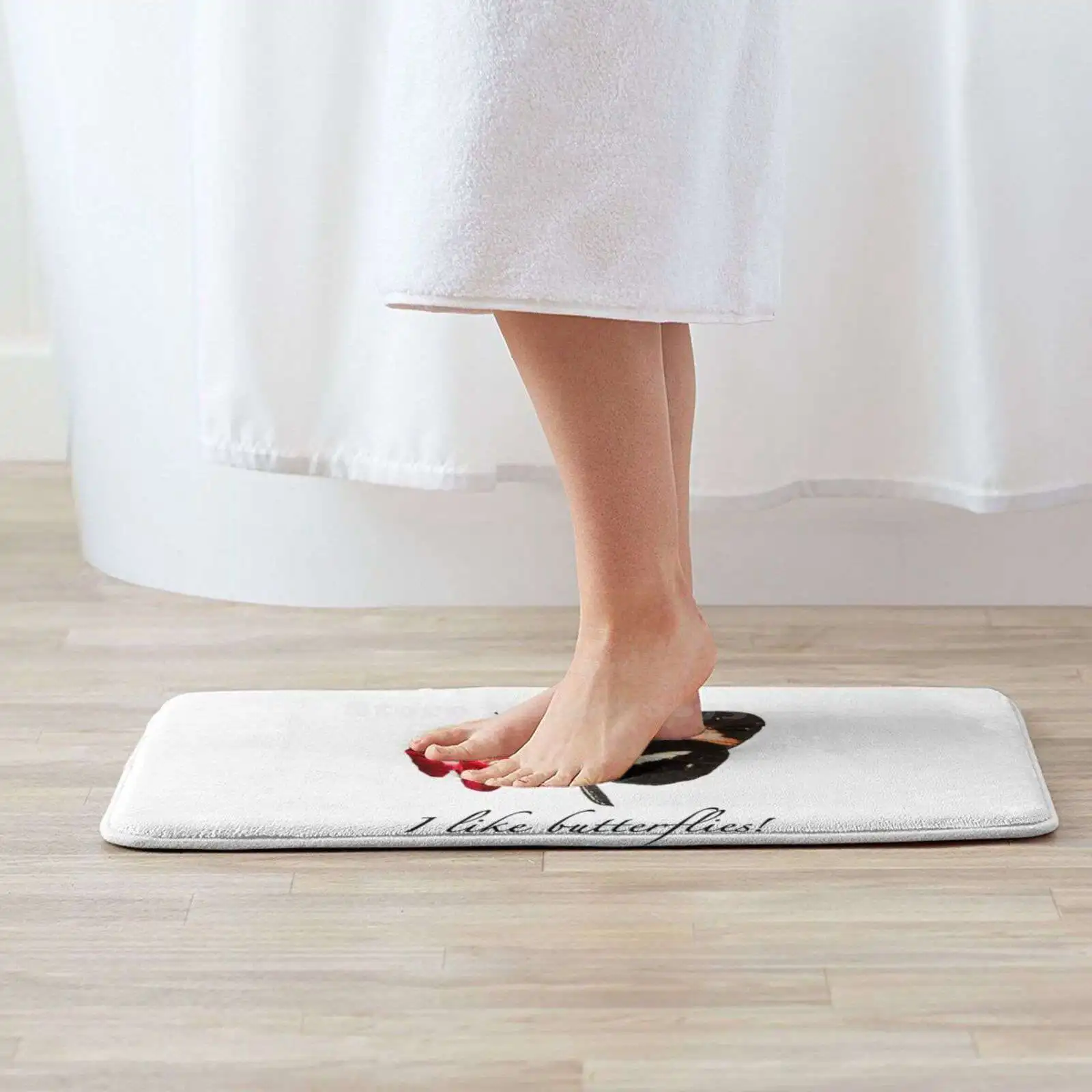 Идея для подарка: фото бабочки мне нравятся бабочки! &quotМягкий коврик дома и