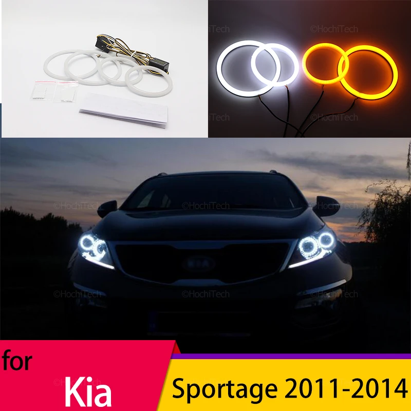 

Кольцо с ангельскими глазками для тюнинга автомобилей Kia Sportage 2011-2014