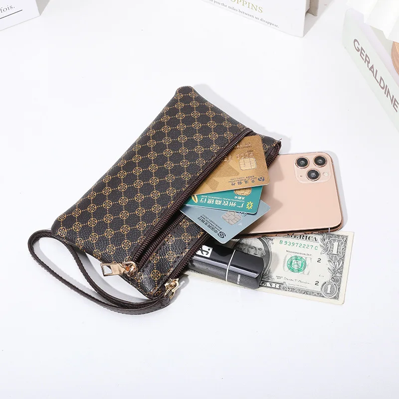 Women's Brand Clutch Purse Ladies Long Leather Money Wallet for Women's Clutch Bag Slim Luxury Wallet Card Holder Uneven Wallets