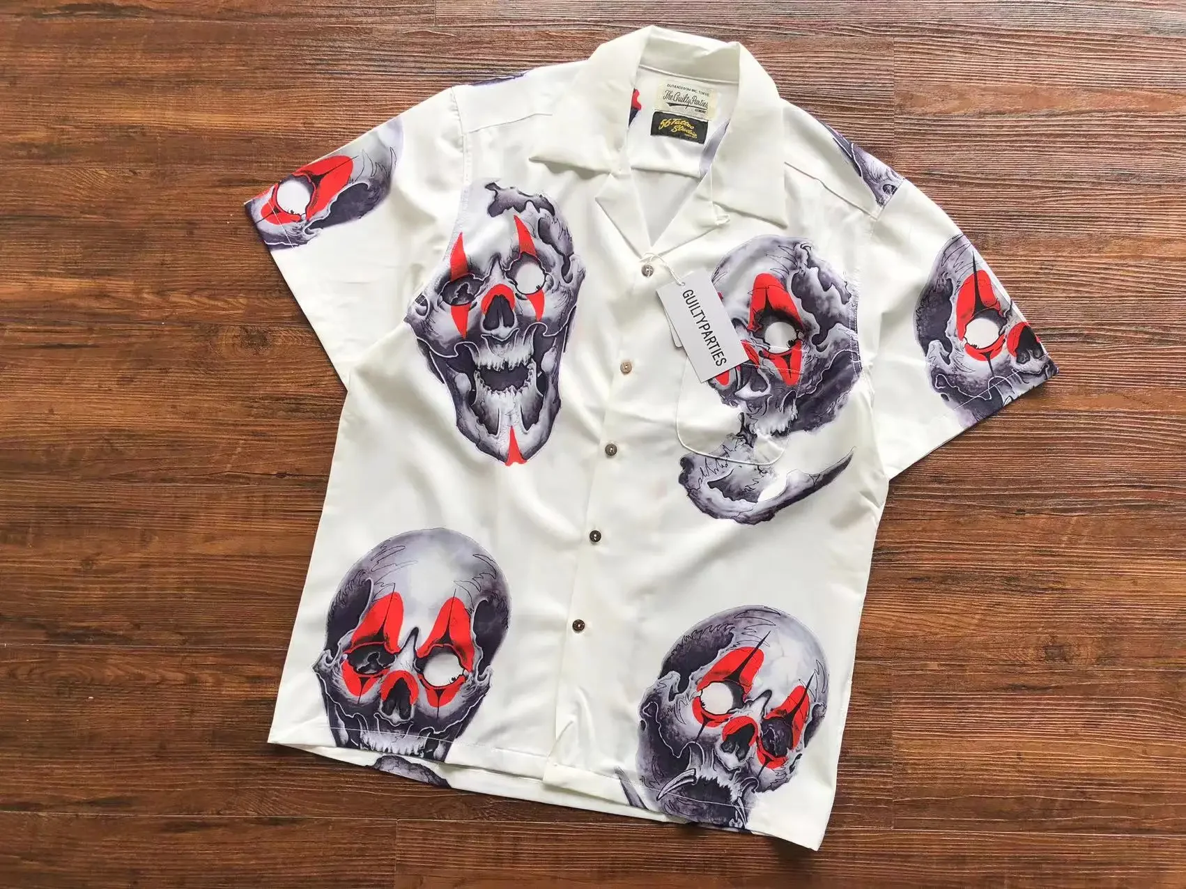 Высокое качество 1:1 Рубашки WACKO MARIA для мужчин и женщин винтажные Гавайские