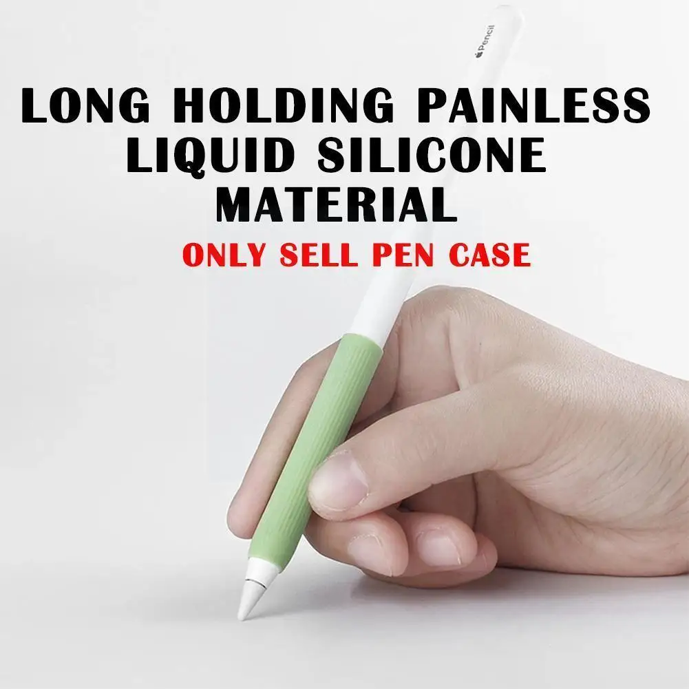 

Stylus Pen Holder For Pencil 1 2 Silicone Non-slip Ultra-thin Writing Pen Universal For Tablet Ios Android Stylu X4r6