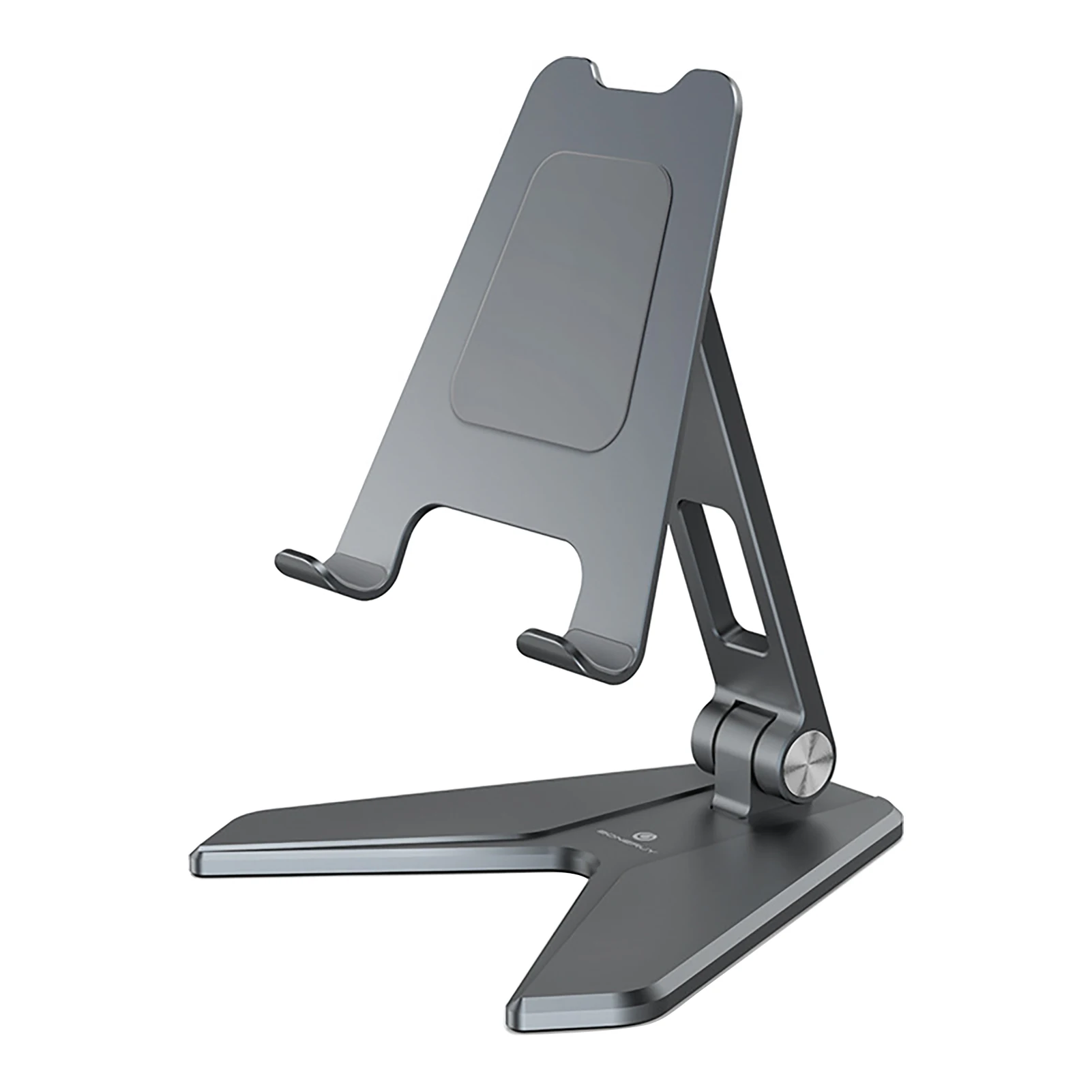 

Aluminum Alloy Accessories Phone Holder Angle Height Adjustable Tablets Desktop Stand Non Slip Video Watching Vertical Foldable