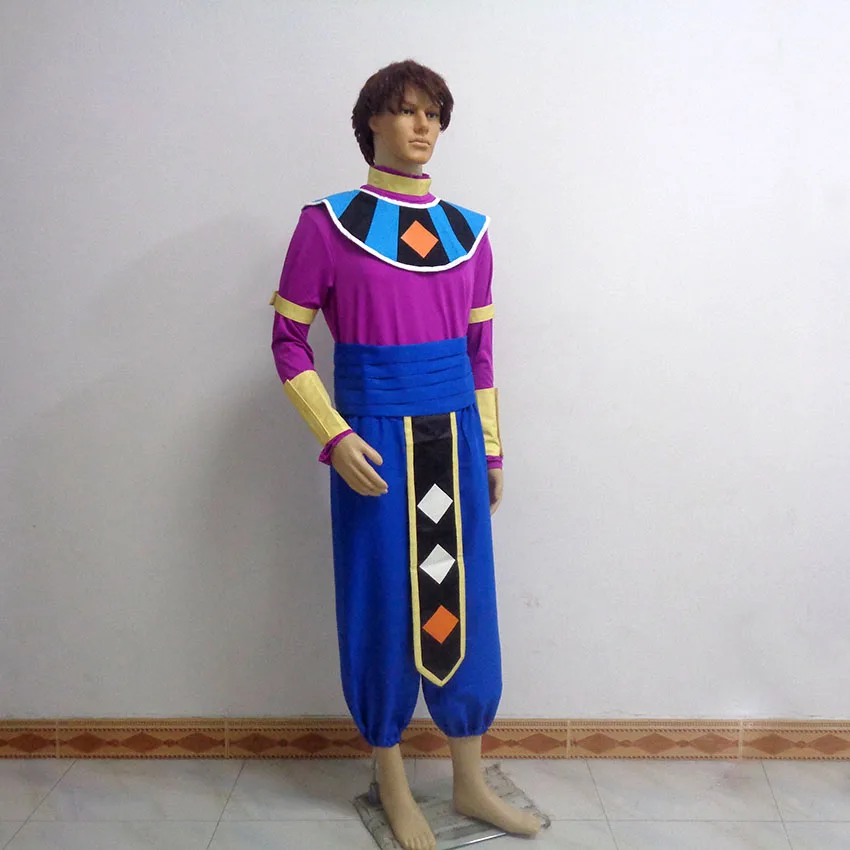 Фото Beerus Birusu Косплей Cos Рождественская вечеринка Хэллоуин Униформа Костюм Настроить любой размер №2