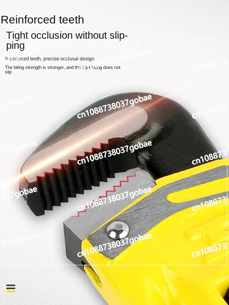 Бытовой гаечный ключ Wyj Stillson самозатягивающиеся большие маленькие плоскогубцы