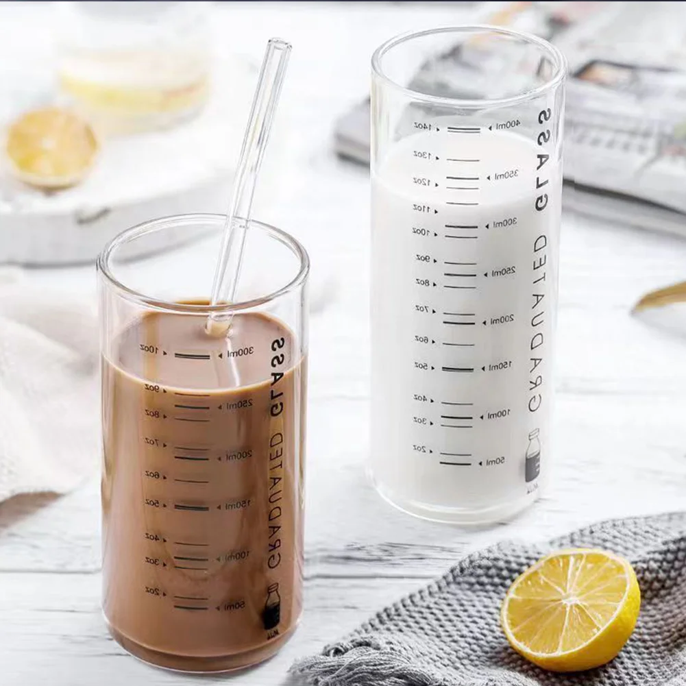 

Кружка для молока, градуированная, дизайнерская, Высококачественная стеклянная многофункциональная кружка для воды, полезные удобные мерные чашки