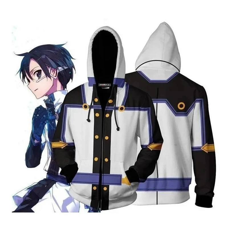 

Толстовка унисекс с капюшоном и 3D-принтом, на молнии