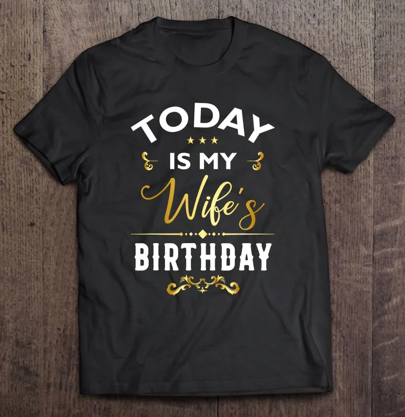 

Футболка мужская с графическим принтом для вечевечерние НКИ в честь Дня рождения моей жены