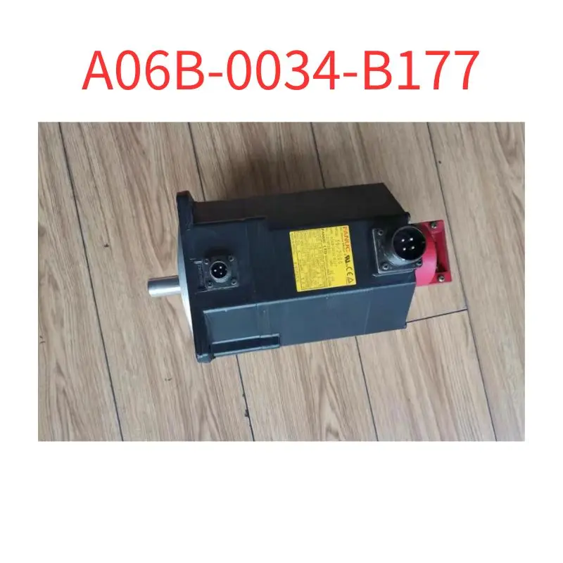 Бывший в употреблении телефон Fanuc мотор протестирован ОК A06B 0034 B177