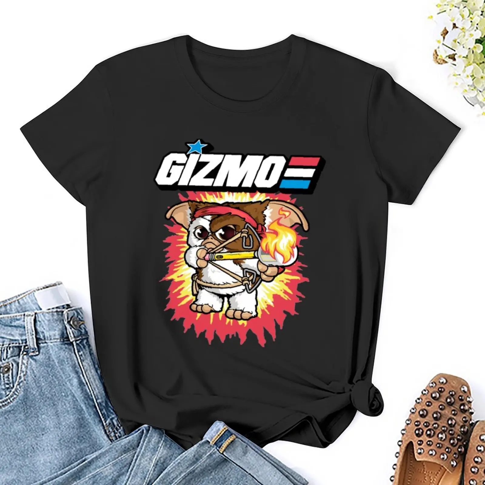 Футболка G.I.Zmo с животным принтом для девочек летние топы модная женская блузка 2024
