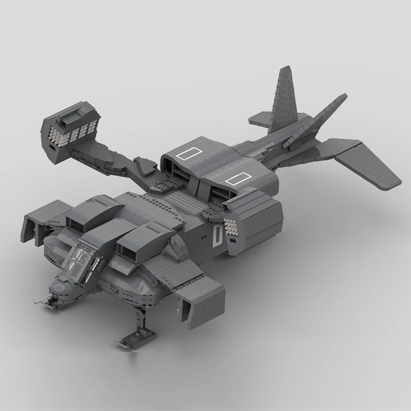 Фото НОВЫЙ 4992 шт. фильм «Изменитые инопланетяне» MOC UD-4L транспортный самолет и модель M577 APC DIY креативные идеи детские игрушки рождественские подарочные блоки №2