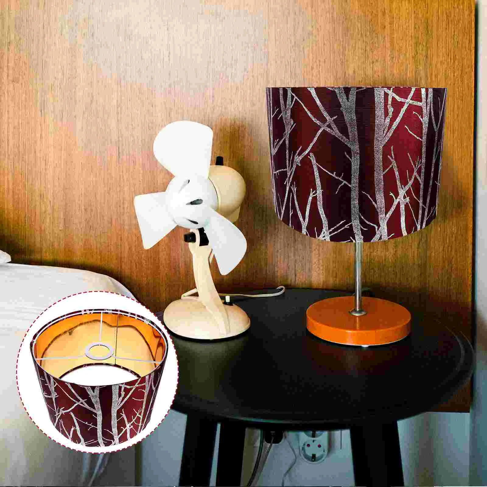 

Removable Shade Lampshades Chandelier Wall Light Accessories Small Linen Ceiling Cover