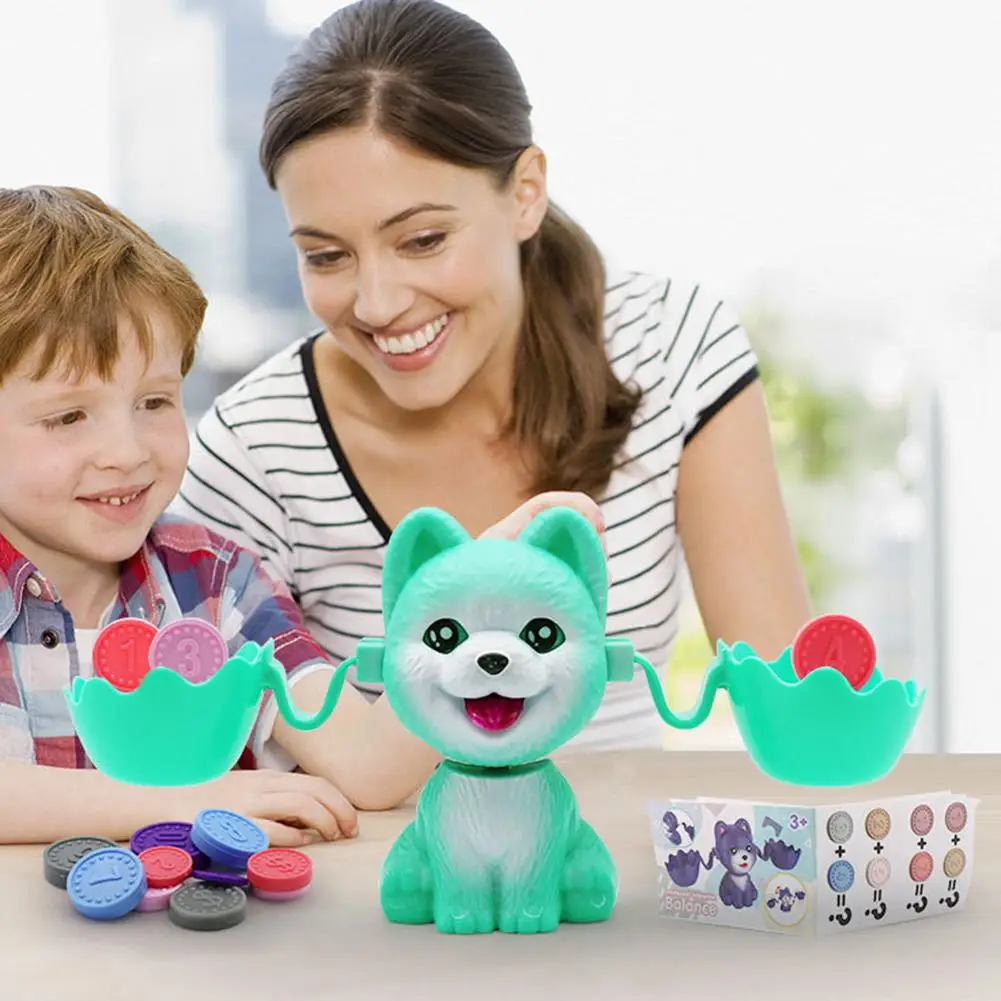 

Cute Dog Mathematical Balance Kids Educational Toys Intelligence Develop Toys Develop Intelligence for Endless Happiness