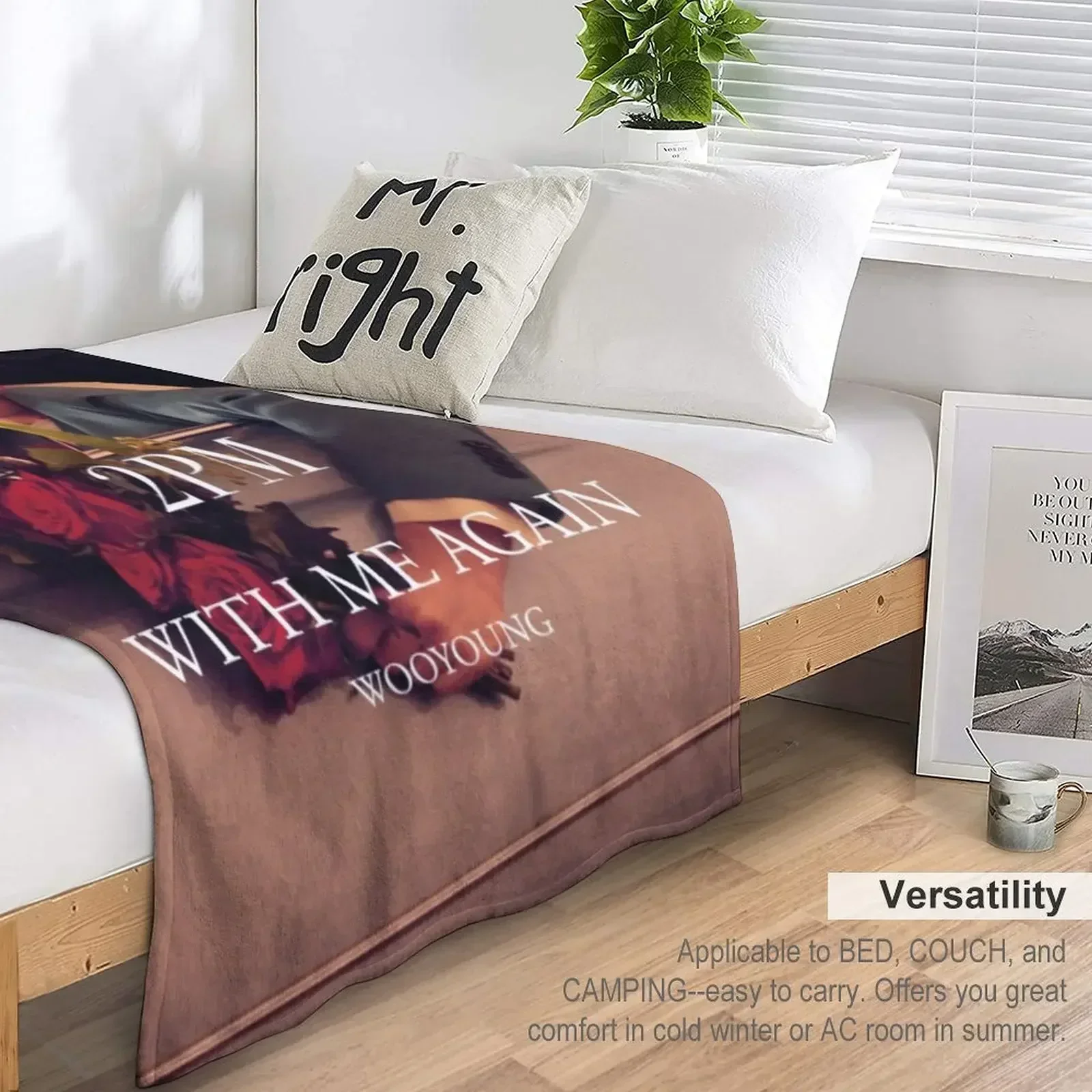 2PM With Me Again — одеяло WOOYOUNG милые одеяла в стиле манга