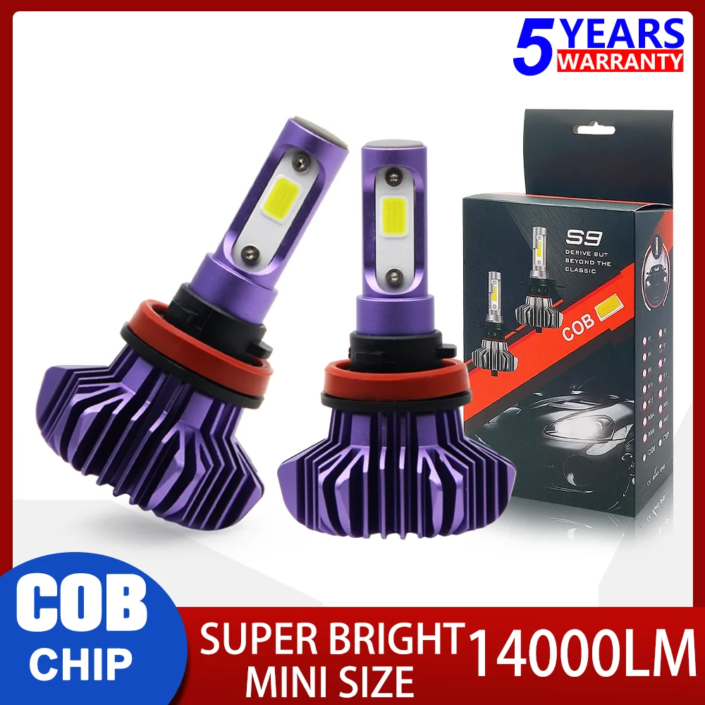 

HAOLIDE H7 LED Canbus 14000LM Car Headlight Bulb H1 H4 H11 9005 HB3 9006 HB4 6500K 12V 24V Car Light Bulbs Automobiles Auto Lamp