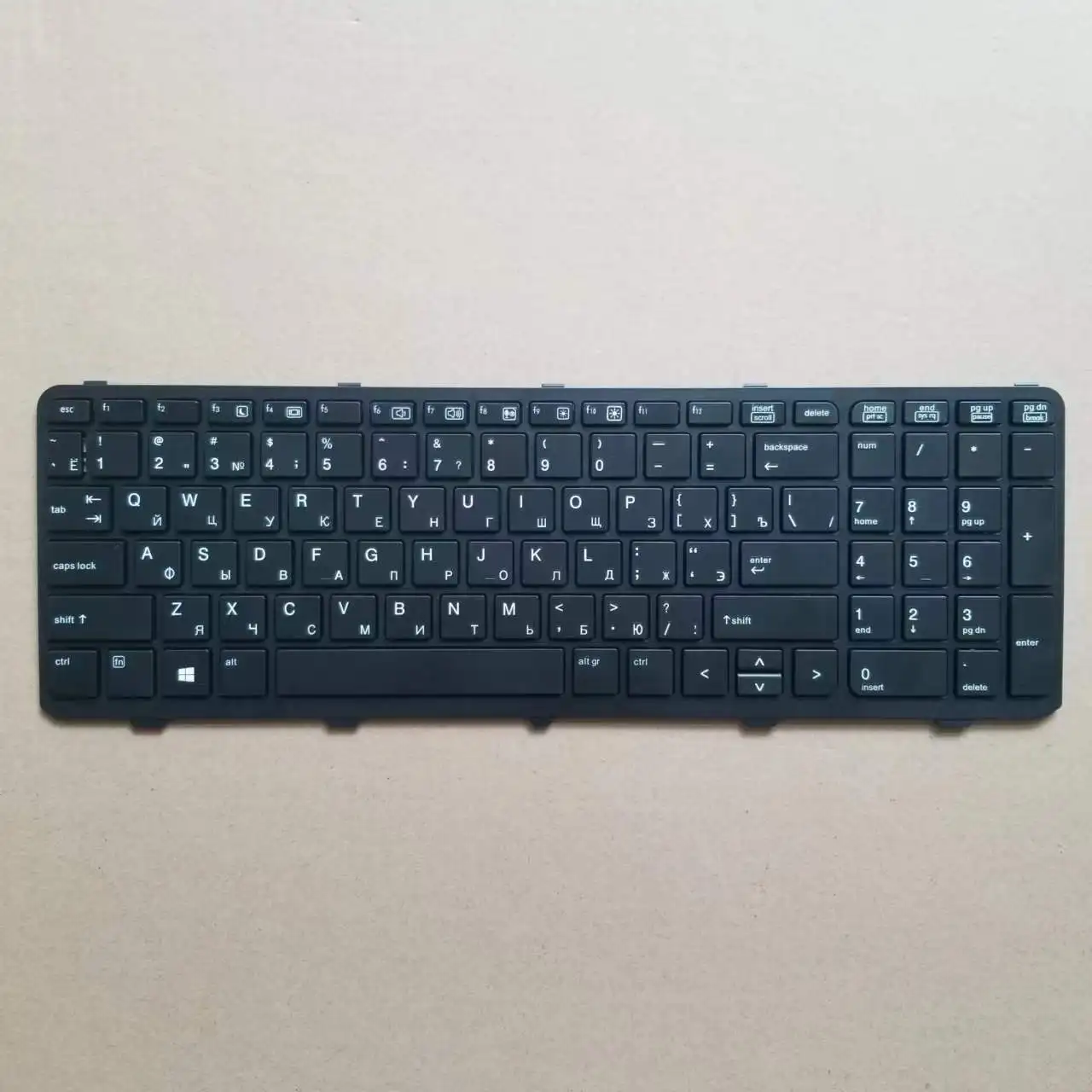 Новая русская клавиатура RU для HP Probook 450 G0 G1 G2 455 470 с рамкой без подсветки
