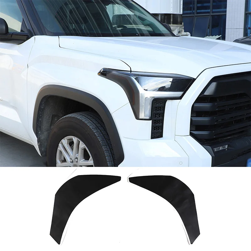 

For Toyota Tundra 2022 2023 PVC polyvinyl chloride headlight film decorative sticker blackened style