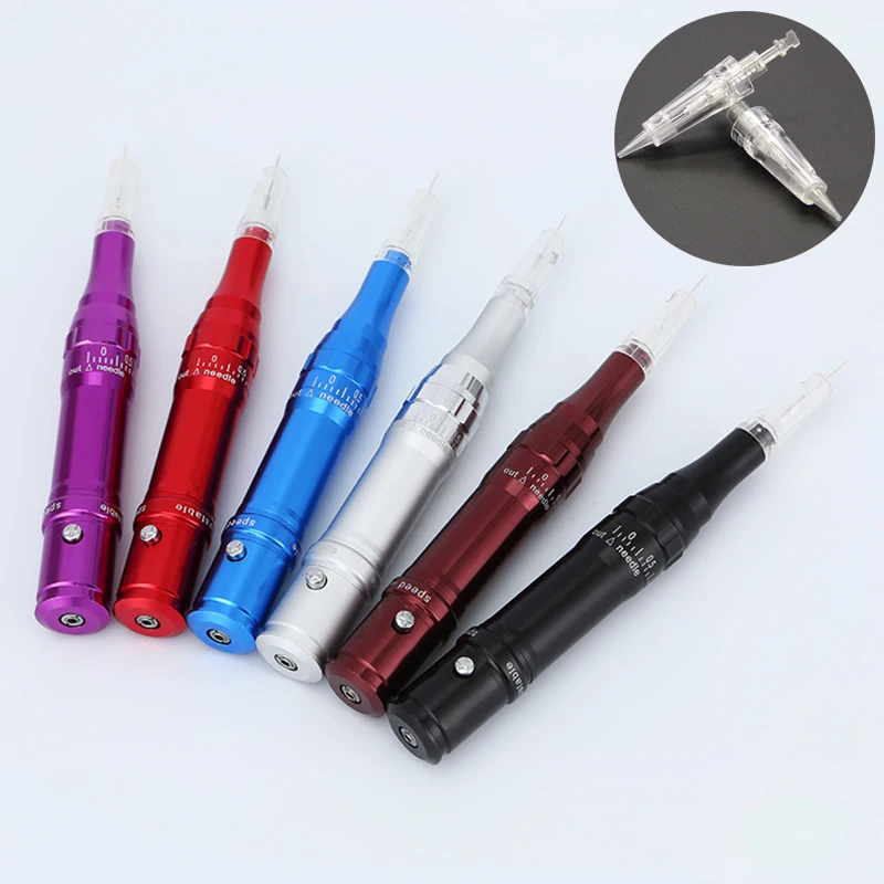 

Tattoo Eyebrow Machine Professional Cartridges Needles Permanent Makeup Tatoo Pen Kits pmu Machine Dermografo Para Sobrancelha