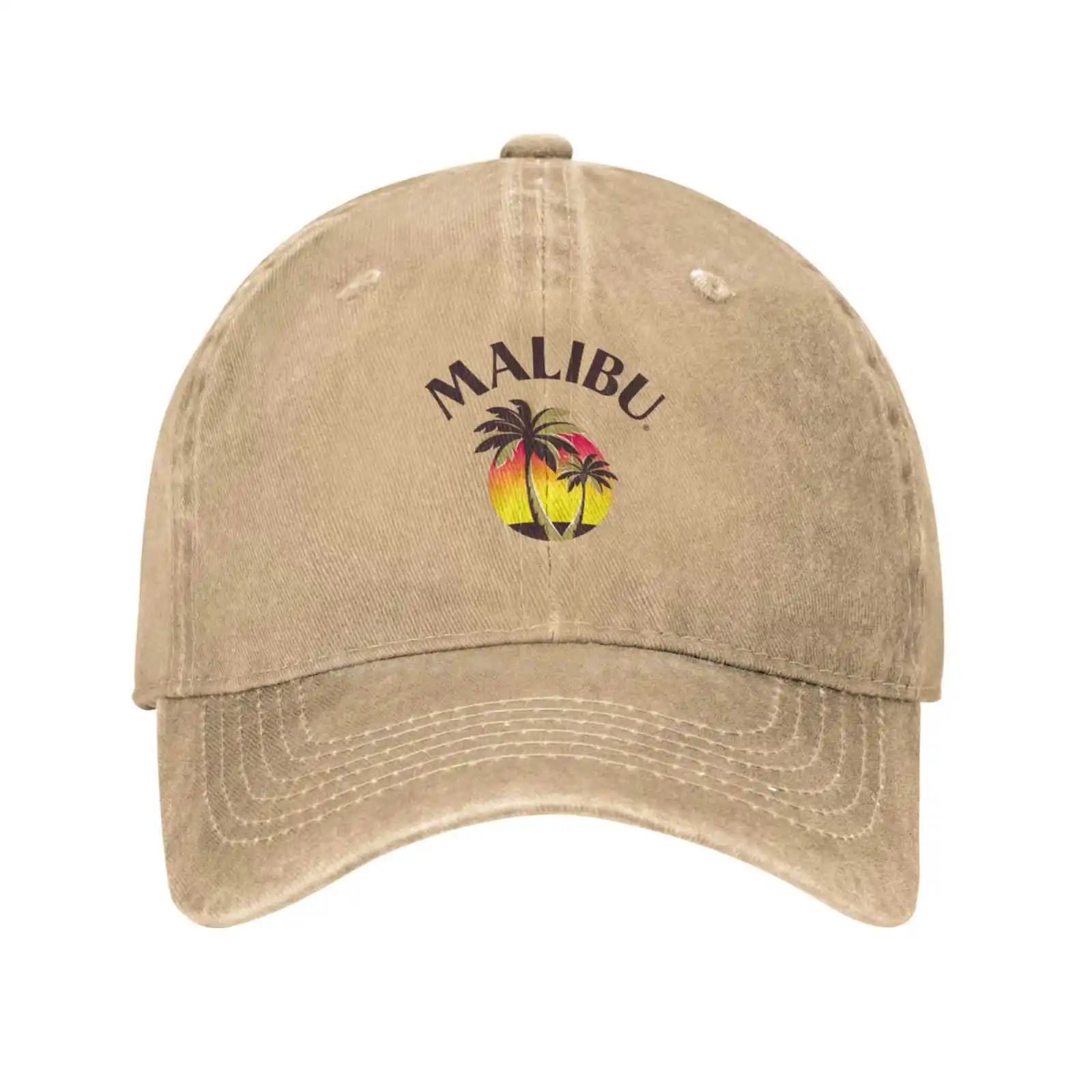 

Malibu Logo Printed Graphic Brand Logo High-quality Denim cap Knitted hat Baseball cap