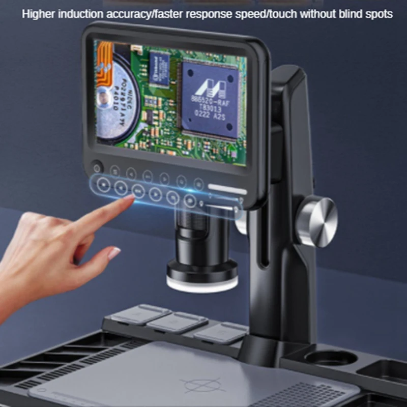 1080P 7-дюймовый сенсорный экран 1600X увеличительная камера для пайки печатной платы