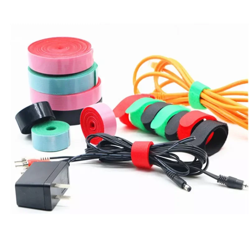 

NEW 5M 3M 1M USB Cable Winder Cable Organizer Ties Mouse Wire Earphone Holder PC Cord Free Cut Management Phone Hoop Tape Protec