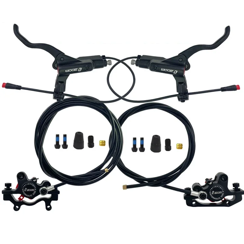 ZOOM HB876E электронный велосипед 4-поршневой гидравлический пресс-тормоза дисковый