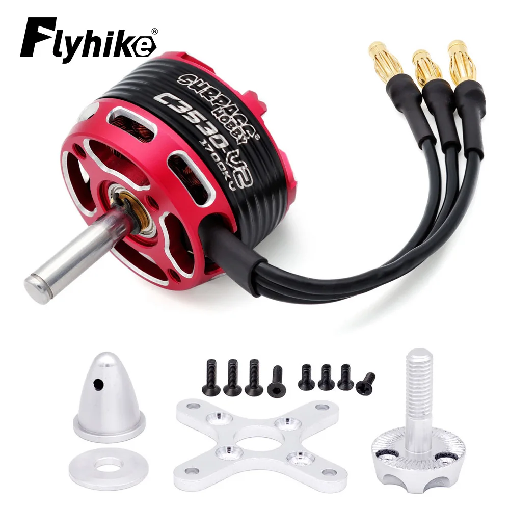 Бесщеточный двигатель SURPASS HOBBY 2-5S C3530 C3536 C3542 C3548 V2 для радиоуправляемого самолета, мультикоптера, бесщеточный мотор с внешним ротором