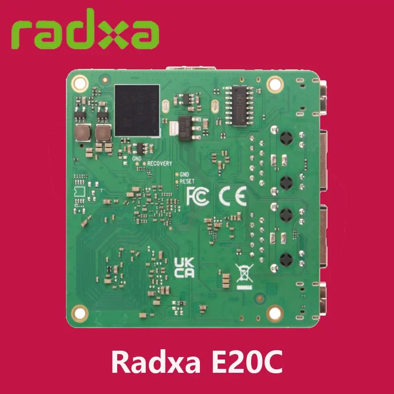 Radxa E20C 4-ядерный процессор Dual Gigabit Ethernet корпус из алюминиевого сплава с ЧПУ