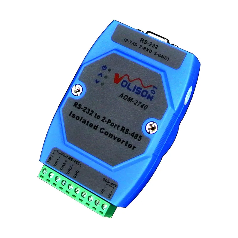 ADM-2740 Изолированный преобразователь RS232 в 2-сторонний 485 концентратор 1 2