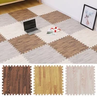 wood grain puzzle mat baby foam play splicing bedroom thicken soft modern floor kids rug living room crawling carpet