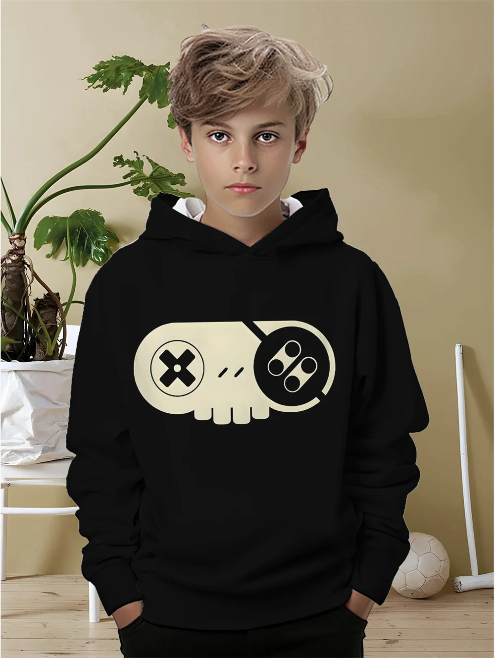 Детская толстовка с капюшоном на возраст 2-8 лет