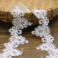2yard 5 7cm wide exquisite white water soluble milk silk cotton embroidery lace neckline decoration dress curtain hat sewing su